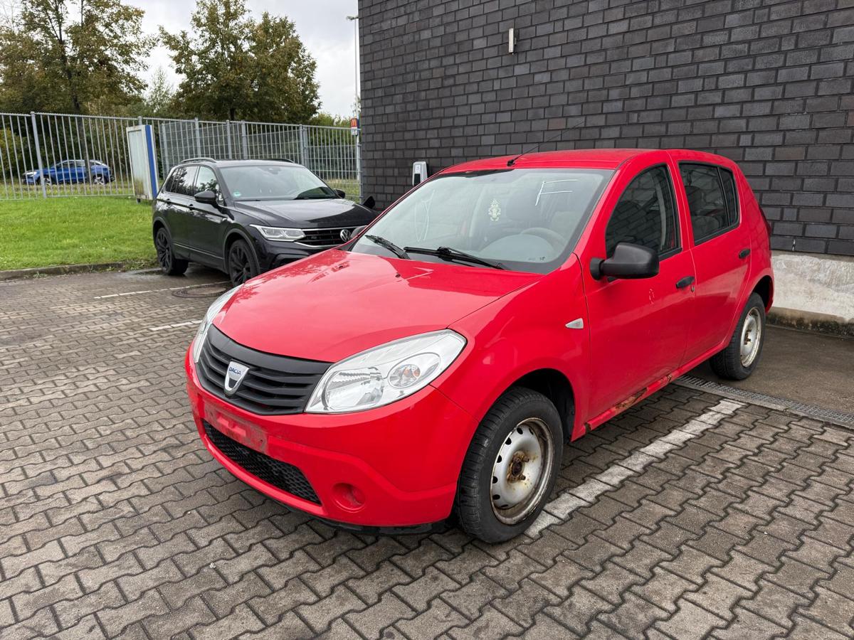 Dacia Sandero SD original Außenspiegel links manuell schwarz unlackiert BJ09
